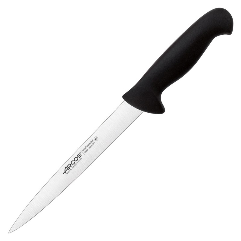 Нож филейный 2900 295225, 190 мм, черный