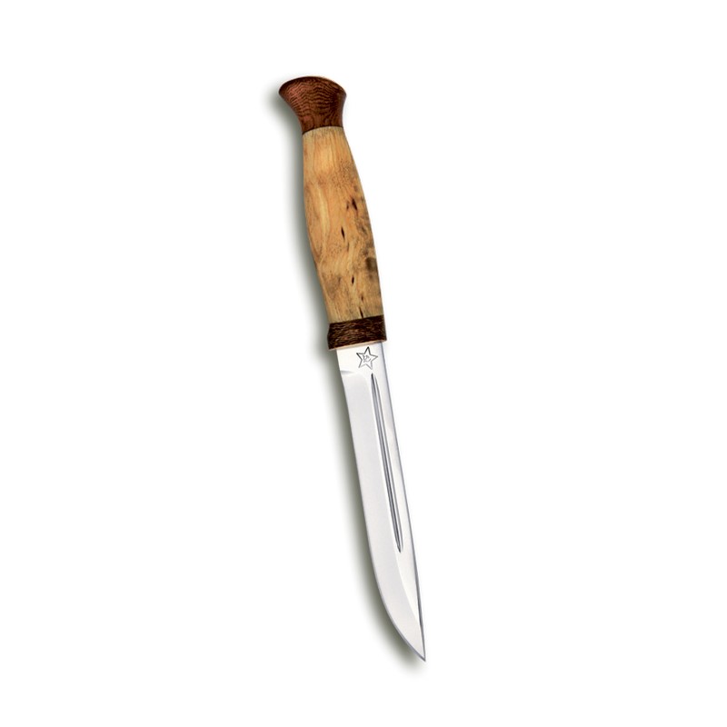 Нож Финка-3 АиР, карельская береза, 100х13м