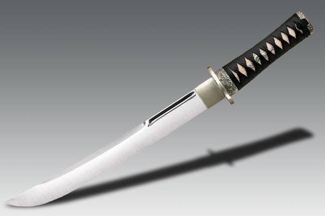 Меч Wakizashi Cold Steel O Tanto (Emperor Series) 88T, сталь 1060 Carbon, рукоять кожа/намотка